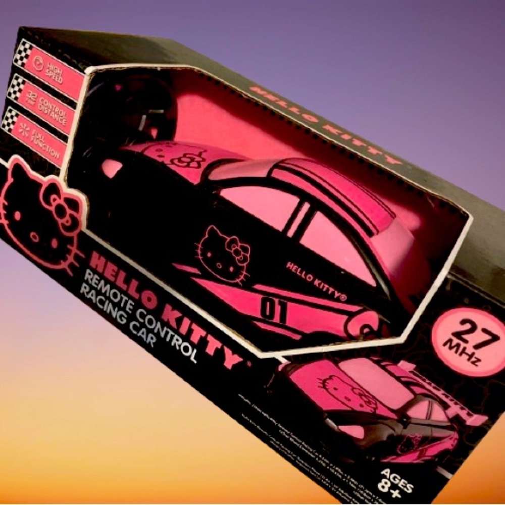 Hello Kitty remote control racing car